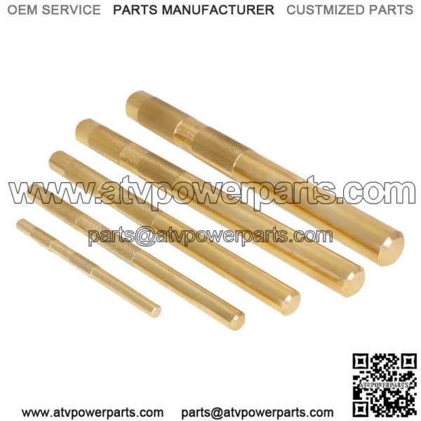 1/4" to 3/4" Brass Drift Punch Set for Home use Replace for 67003 - Image 3