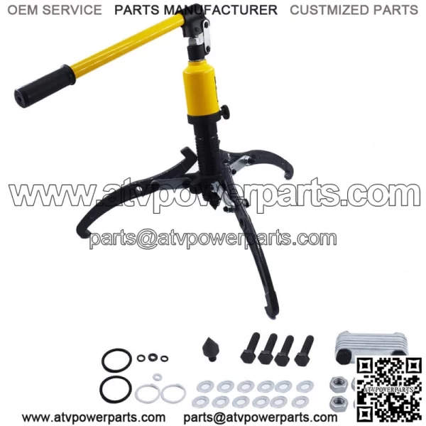 5 Ton Hydraulic Gear Puller Pulling 3in1 Pumps Oil Tube Drawing Machine Garage - Image 2