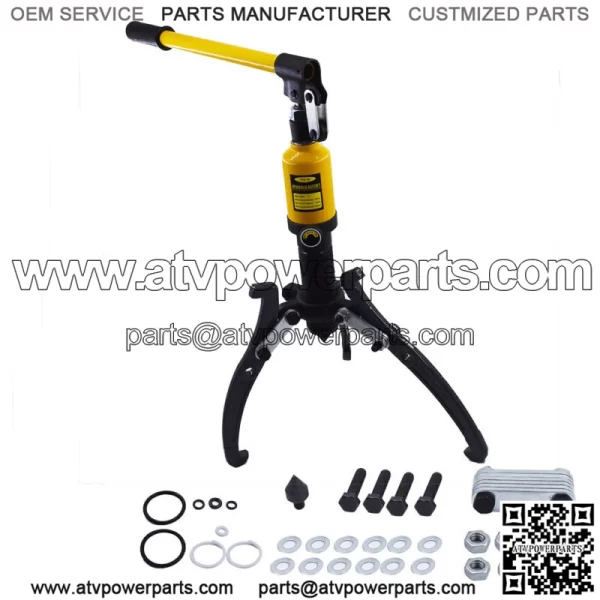 5 Ton Hydraulic Gear Puller Pulling 3in1 Pumps Oil Tube Drawing Machine Garage - Image 3