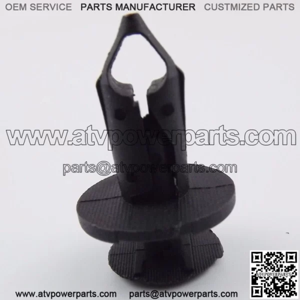 Universal Car Hole Plastic Rivets Fastener Fender Bumper Push Pin Clips 8mm x100 - Image 2