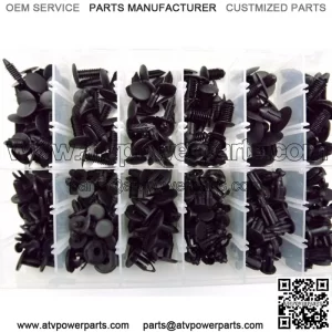 192 Clip Automotive Push Pin Retainer Assortment Kit For Toyota Honda GM Ford