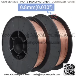 ER70S-6 .030" 0.8mm Mild Steel MIG Welding Wire 10-lb Roll 2 Pack