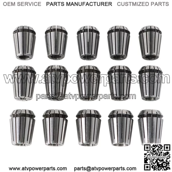 15Pcs ER25 Spring Collet 2MM to 16MM Set For CNC Engra - Image 2