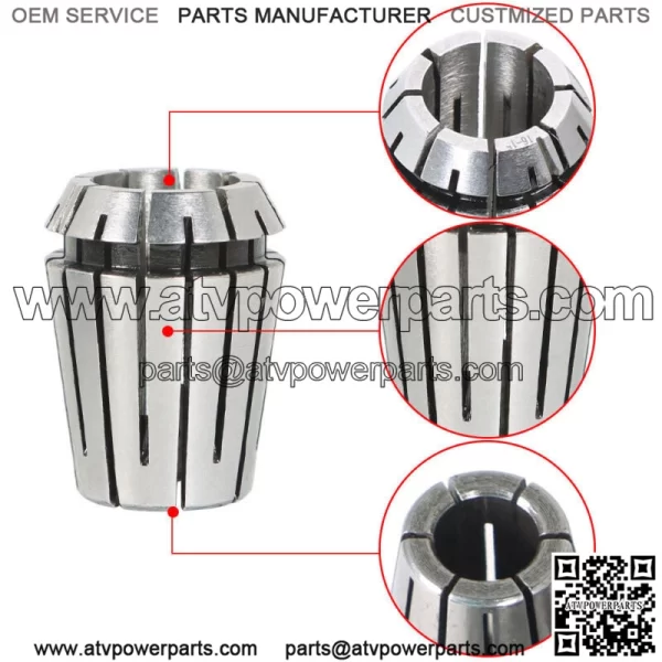15Pcs ER25 Spring Collet 2MM to 16MM Set For CNC Engra - Image 4