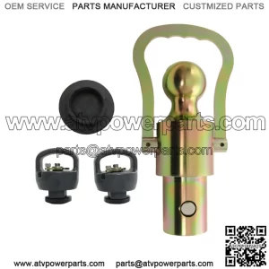 30000 lbs Capacity Gooseneck Ball & Safety Chain Kit For Ram Trucks F13 GNXA2062