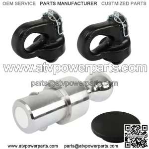 60639 Puck System 2-5/16" Gooseneck Ball & Safety Chain Anchor Kit