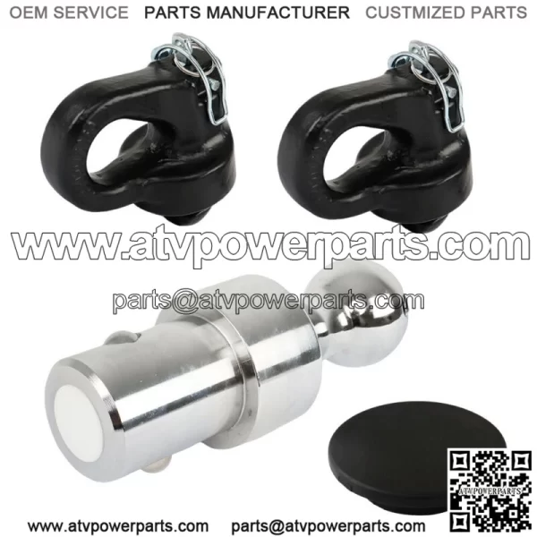 60639 Puck System 2-5/16" Gooseneck Ball & Safety Chain Anchor Kit