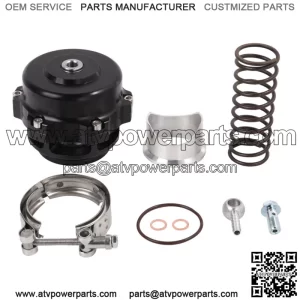 Turbocharger V-Band Blow Off Valve 50mm 35psi Boost BOV Aluminum Clamp Spring