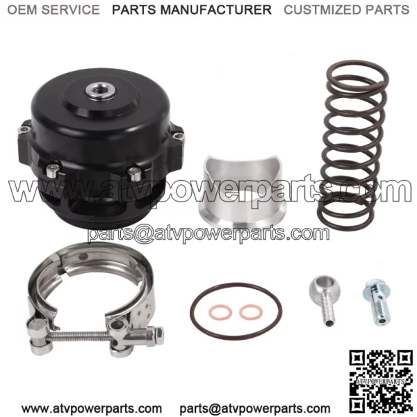 Turbocharger V-Band Blow Off Valve 50mm 35psi Boost BOV Aluminum Clamp Spring