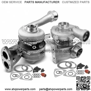 2x High & Low Pressure Turbo Turbocharger forFord F-250 08-10 Powerstroke 6.4L
