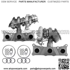 Twin Turbo Turbocharger for BMW E90 E92 E93 335i 335is 335xi 3.0L N54B30 TD03L4