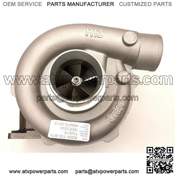 Turbocharger Komatsu 466704-0203 6222818210 6222-81-8210 NEW + Gasket Set - Image 2