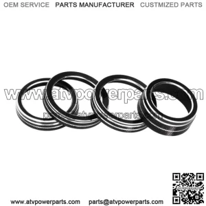 18-21JL/JLU Wrangler knob switch decorative ring #black