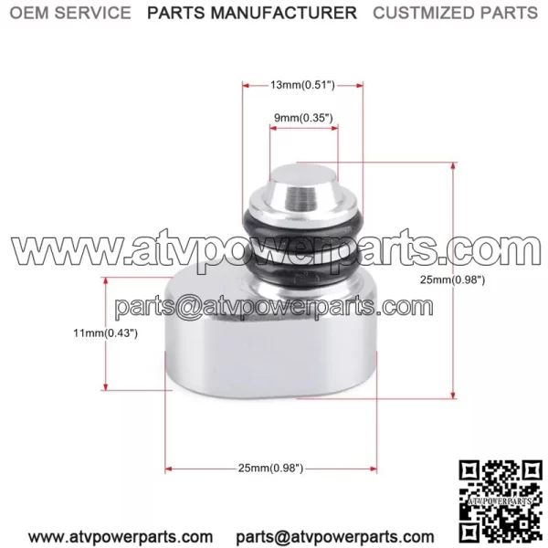BMW E90 swirl flap remover plug aluminum parts - Image 4