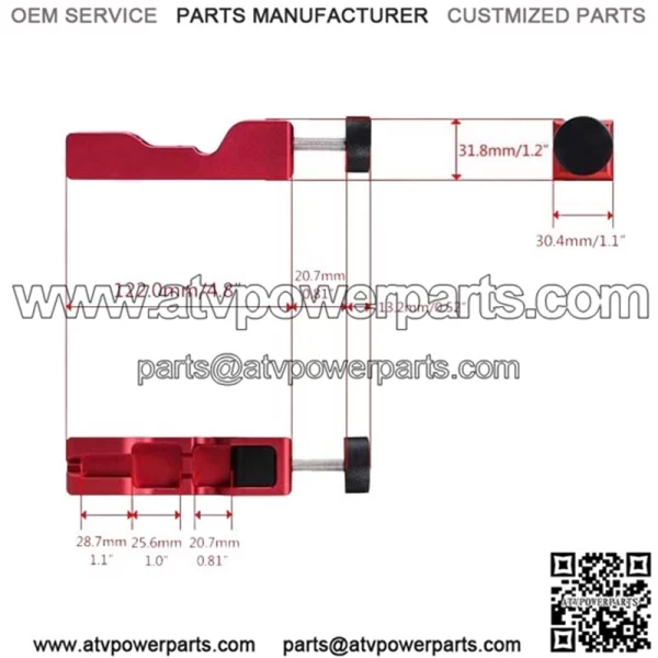 Spark plug gap adjustment tool #red - Image 3