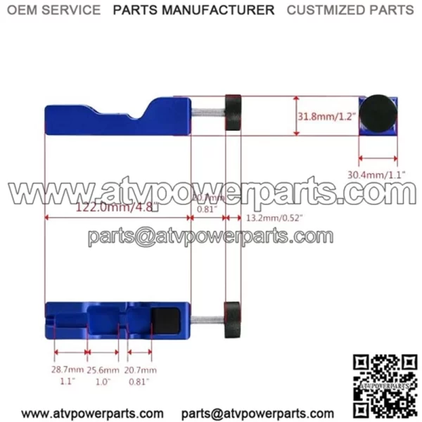 Spark plug gap adjustment tool #blue - Image 2