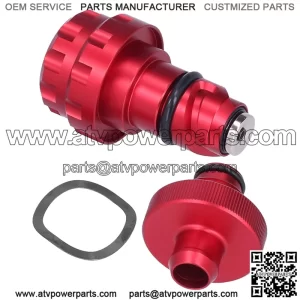 15-21 F150 oil drain # red