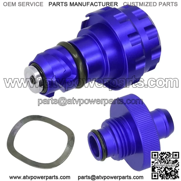 15-21 F150 oil drain #blue