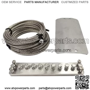 Universal three-way catalytic converter anti-theft protection kit