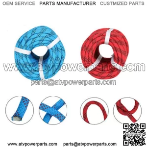 3/8" X 100' Braided Rope Strong Pulling Rope for Climbing Sailing Gardening