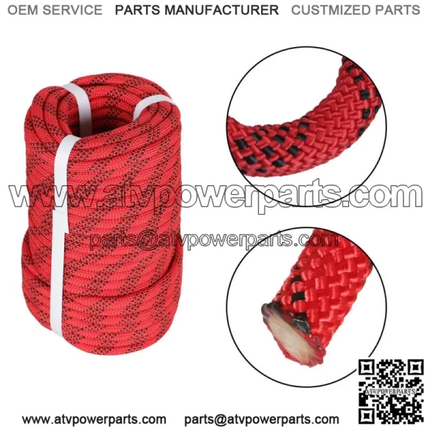 3/8" X 100' Braided Rope Strong Pulling Rope for Climbing Sailing Gardening - Image 4