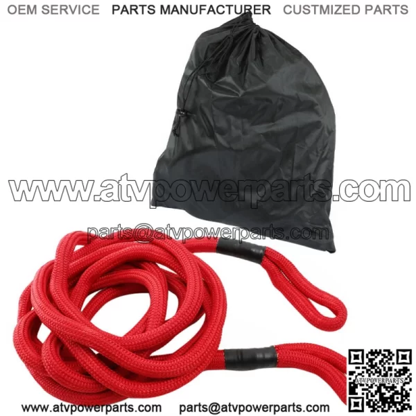 Kinetic Recovery Rope 7/8??x30' Towing Rope 30000 LBS Nylon Snatch Rope - Image 2