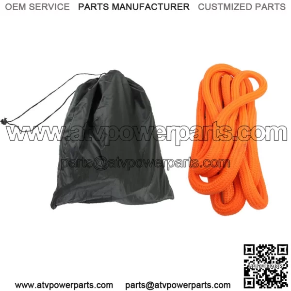 1inx30ft Orange Recovery Kinetic Energy Tow Rope Snatch Strap 30000 LBS - Image 2