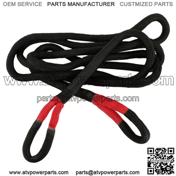 33900 LBS Heavy Duty Kinetic Energy Recovery Tow Rope 1" x 20' W/Storage Bag - Image 2