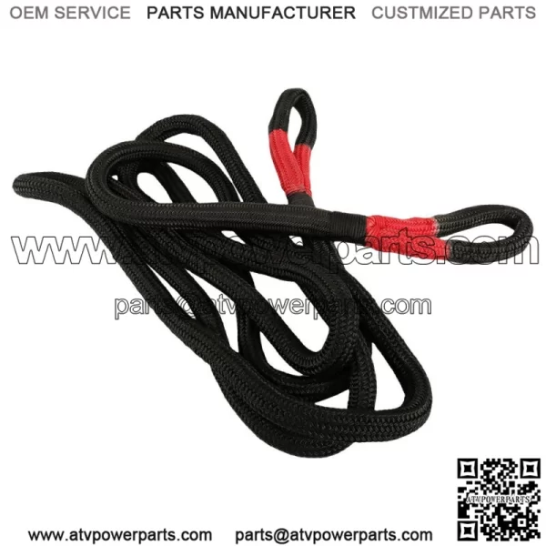 33900 LBS Heavy Duty Kinetic Energy Recovery Tow Rope 1" x 20' W/Storage Bag - Image 3