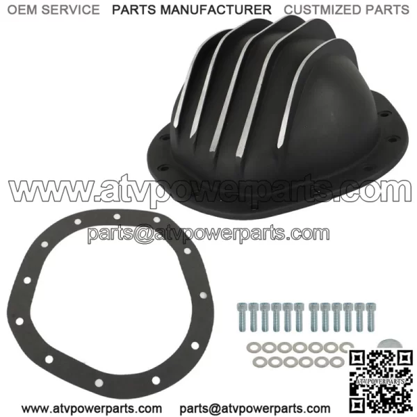 For GM Chevy C10 8.75" Truck Aluminum Differential Rear Balck End Cover 12 Bolt