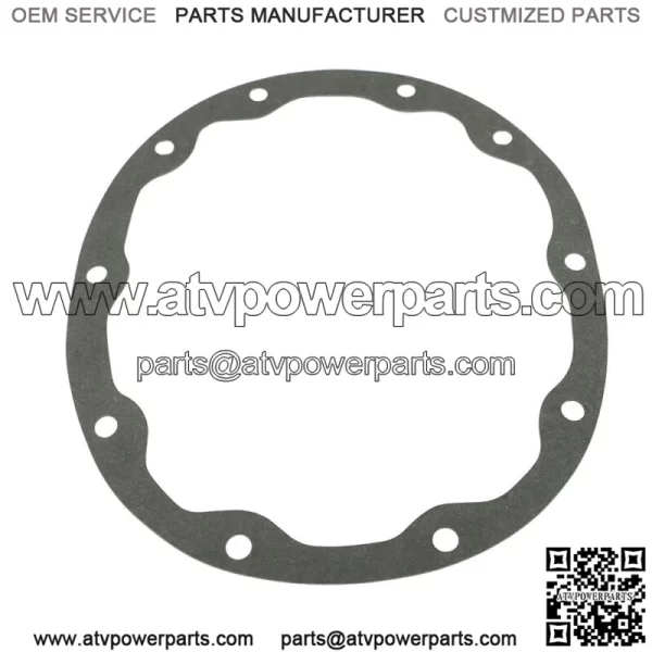 For 1984-2006 Jeep Dana 35 Rear Differential Cover w/Gasket & Drain Plug Black - Image 4