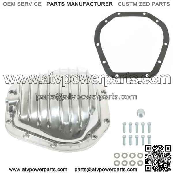 For GM Ford Dodge Dana 60 10 Bolt  Front Polished Differential Cover