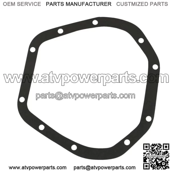 For Dana 60 10-Bolt Rear Aluminum Differential Cover with Gasket Drain Plug - Image 3