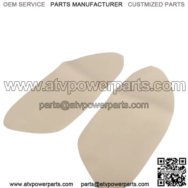 1pair Car Front Door Panels Armrest Cover Beige for Honda Accord Sedan 2008-12 - Image 2