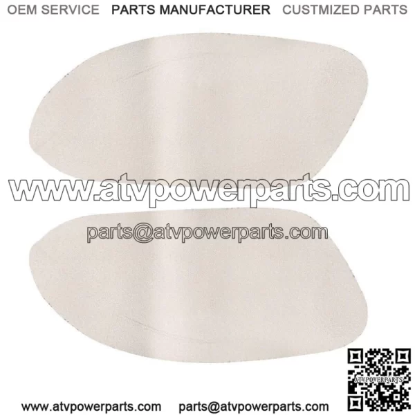 1pair Car Front Door Panels Armrest Cover Beige for Honda Accord Sedan 2008-12 - Image 3