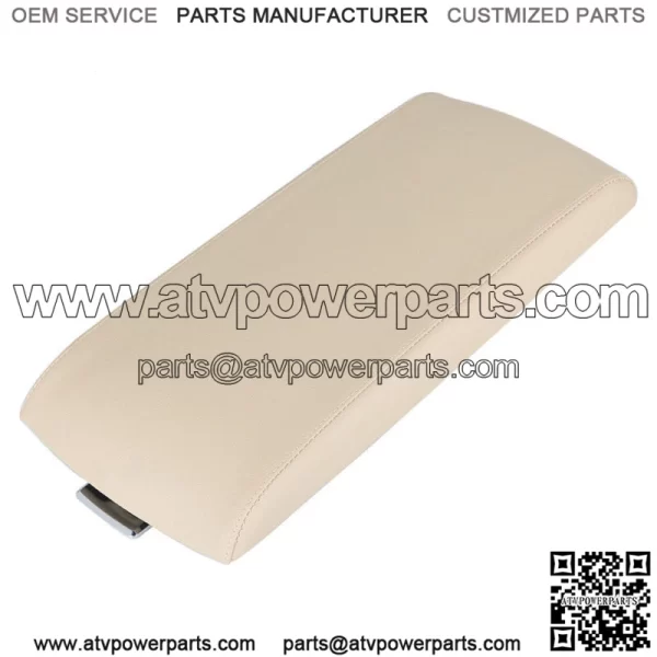 Beige Fit For 2013 2014-2017 Ford Flex Tan Center Console Lid Armrest Kit Cover - Image 2