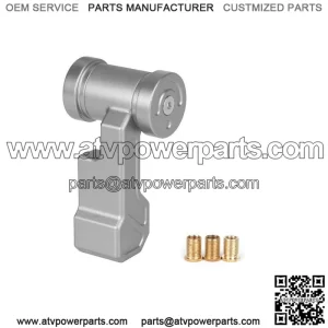 Universal aircraft gear knob short #silver