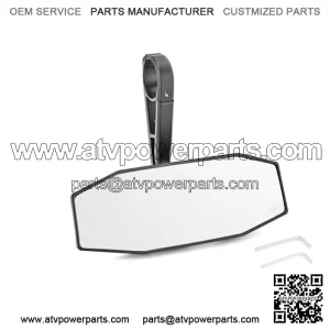 UTV Rear View Center Mirror For Polaris General 1000 XP RZR S 4 570 900 1.75'' (Fits: Yamaha Rhino 660)