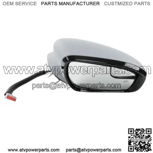 Right Side Power Mirror For 2013-2016 Ford Fion Manual Fold Heated Paintable