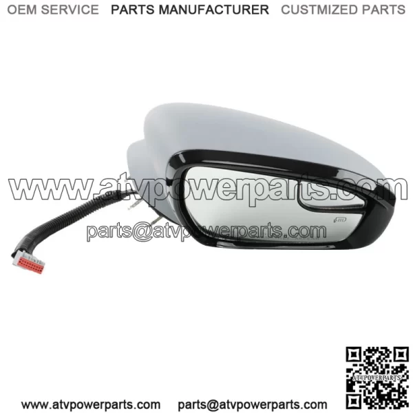 Right Side Power Mirror For 2013-2016 Ford Fion Manual Fold Heated Paintable