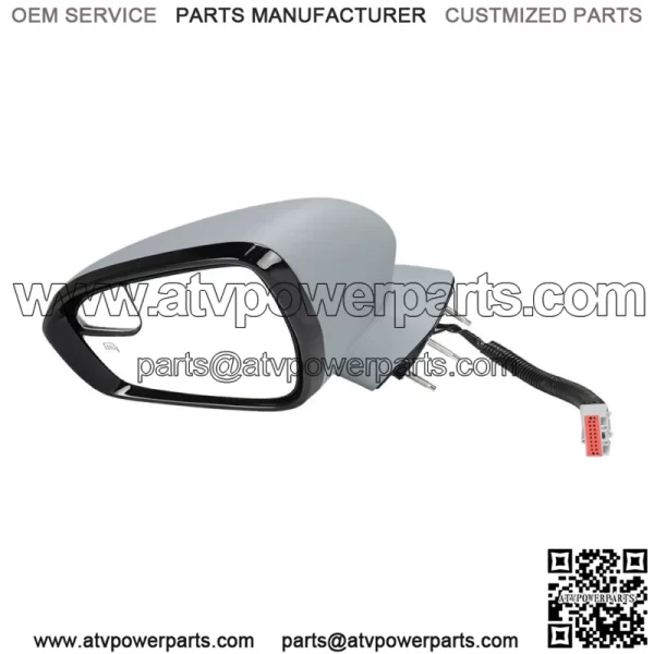 Power View Mirrors Driver Side For 13-14 Ford Fion 7PIN Manual Fold Paintable - Image 3
