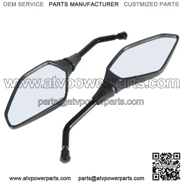 Dirt Bike ATV Rear View Side Mirrors Connectors For Polaris Sportsman 300 XP 850 - Image 2