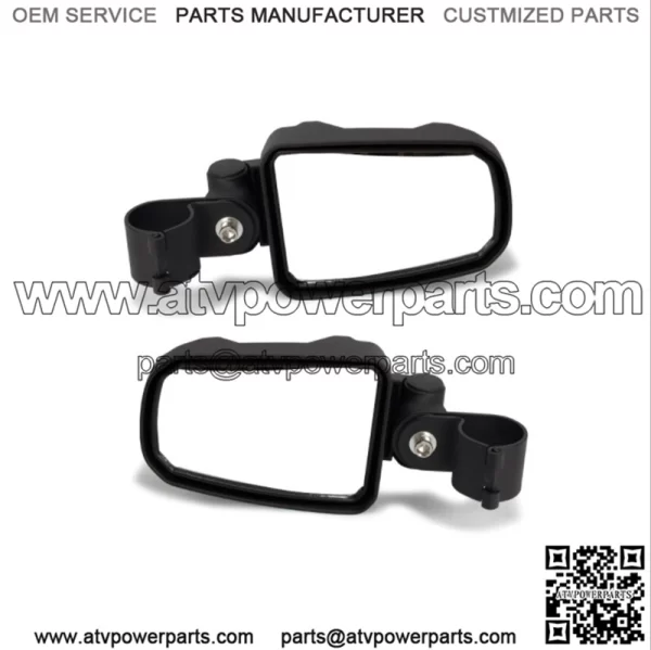 UTV/ATV Rearview Mirror Large Field Mirror With 2" Bracket For All Mountain Bike