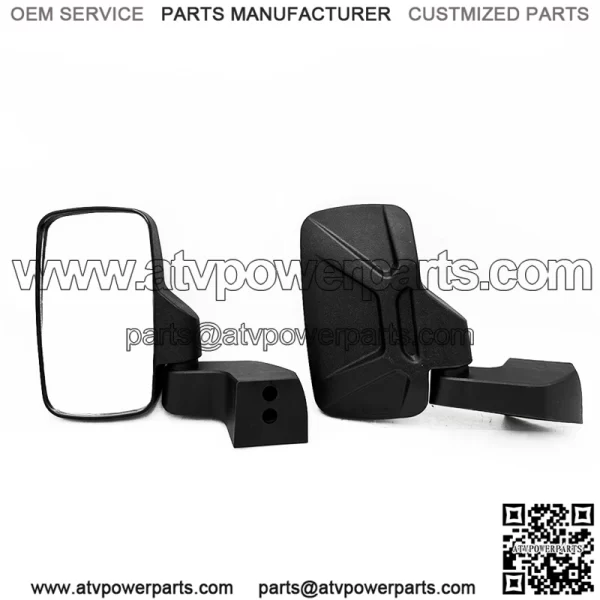 UTV Door Mounted Rear View Side Mirrors for Polaris Ranger XP 1000 Crew #2889241 - Image 2