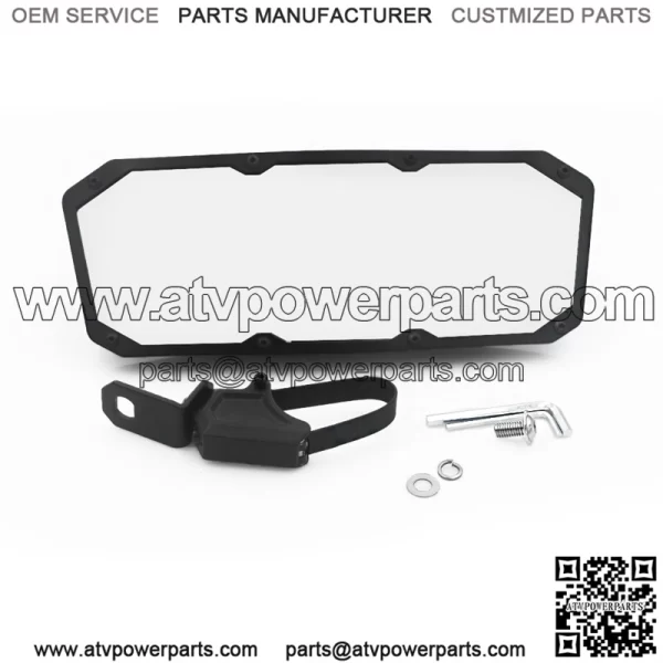Center Rear View Mirror Rearview Mirror Center Universal for 1.5" to 2.0" Roll Cage - Image 2