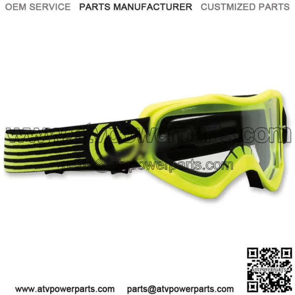 RACING goggles black, transparent lens