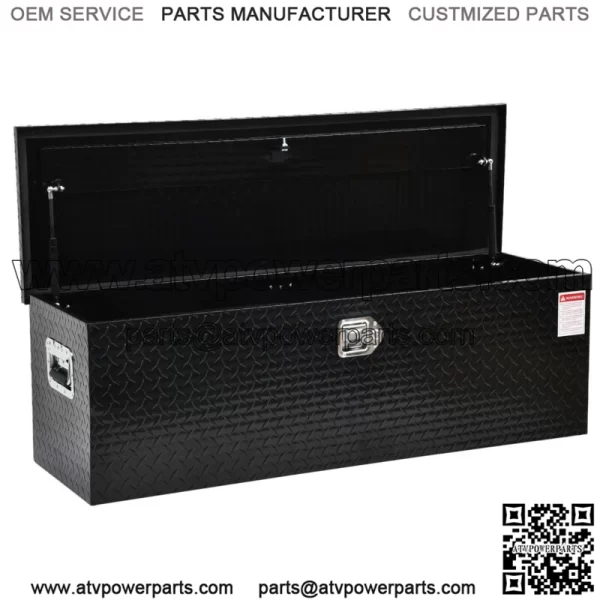 49"X15"X15" Aluminum Heavy Duty Pickup Truck Bed Storage Tool Box with Lock - Image 2