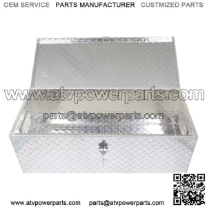 20" Heavy Duty Diamond Plate Tool Box Chest Box Truck Bed RV Trailer