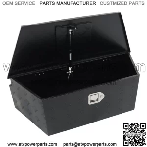 39" x 16.5" x 12" Aluminum Alloy Tool Box with single strut w/Lock & Keys
