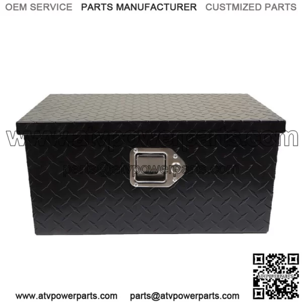 Black 20Inch Aluminum Diamond Plate Tool box  For Truck,Trailer, or RV - Image 5